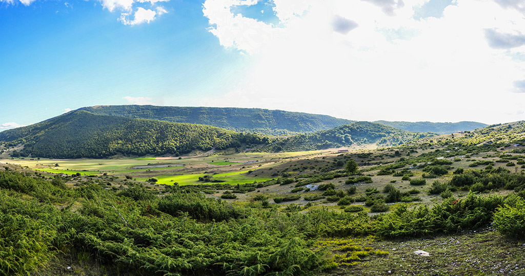 Veduta dell'altopiano  