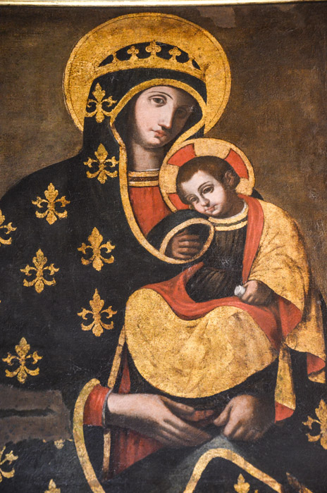 Dipinto della madonna con il bambino