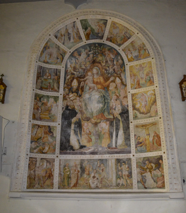 Affresco della vita di gesu