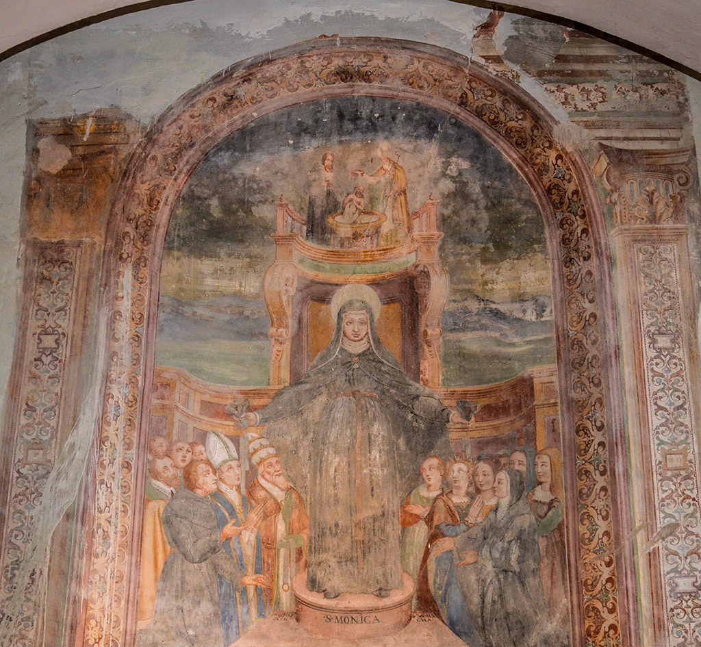 Particolare dell'affresco 2