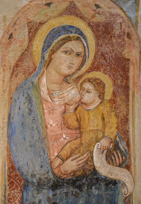 Affresco della madonna del latte