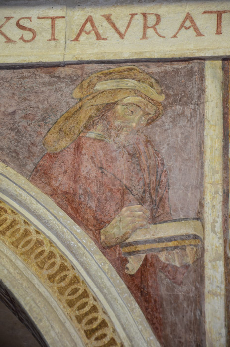 Dettaglio dell'affresco      