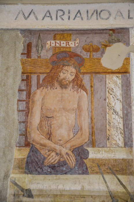 Dettaglio dell'affresco         