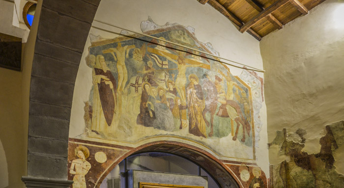 Affresco della crocifissione