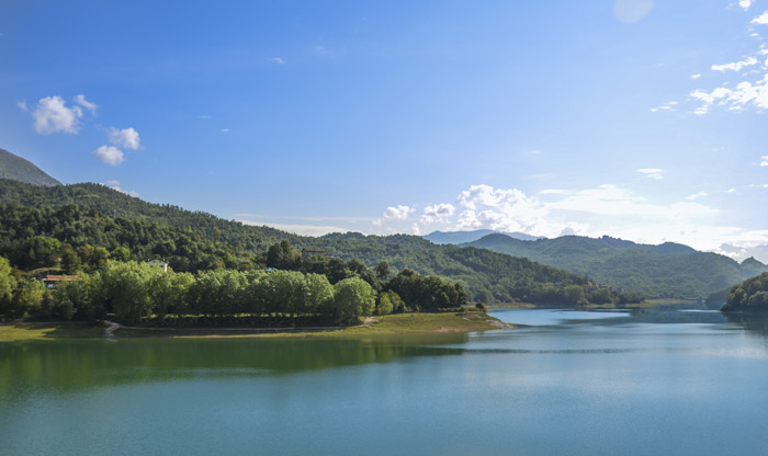 Panorama del  lago  