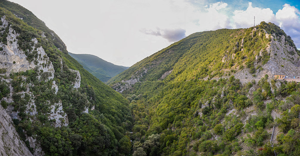 Panorama delle montagne