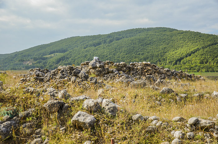 Resti del tumulo