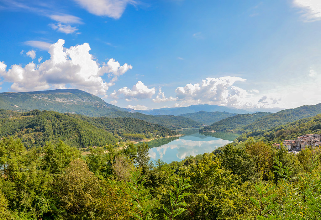 Veduta del lago